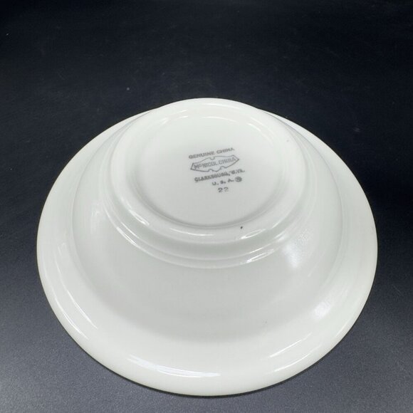 McNicol China Heavy Restaurant Ware Black Ombré Deep Dish Bowl Set 3 Bowl Dishes - Picture 5 of 10